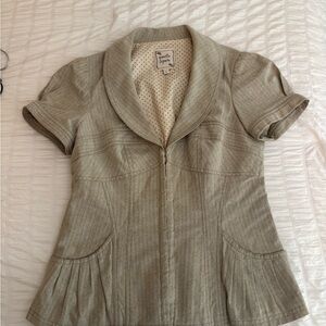 Nanette Lepore Tan Blouse